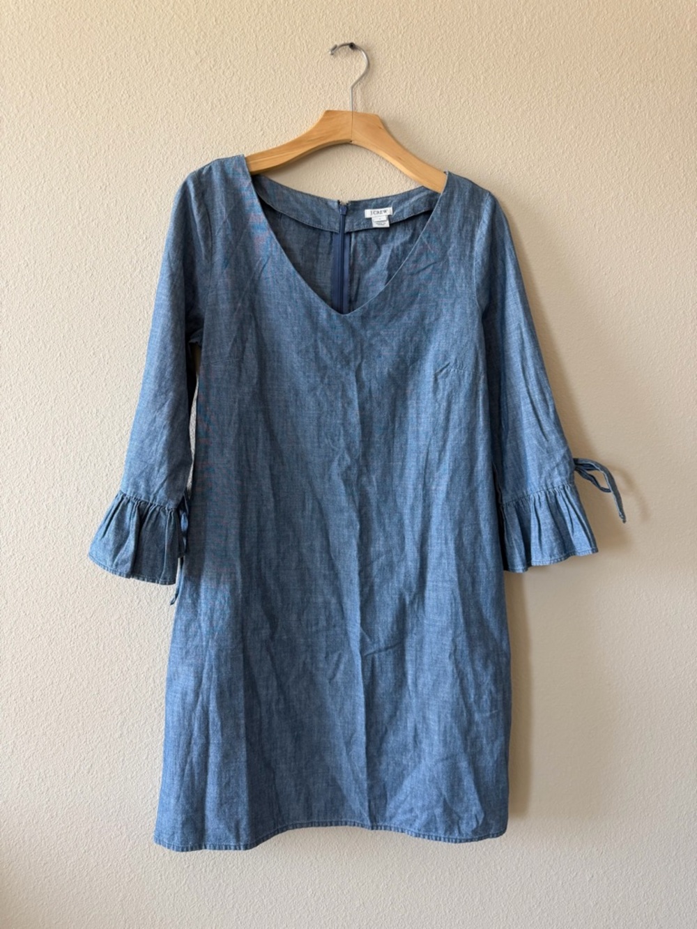 J. Crew Light Jean Blue Chambray Dress